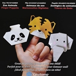Origami Finger Puppets- Zoo Animals
