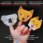 Origami Finger Puppets- Australian Animals