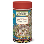 Cavallini Puzzles - Map of New York City 1,000 Piece Puzzle