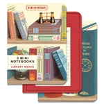 Cavallini Mini Notebook Set - Library Books
