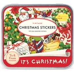 Cavallini Stickers - Vintage Christmas 2 "It's Christmas!"