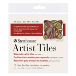 Watercolor Artist Tiles (4" x 4") 10 Sheets