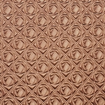 **NEW!** Embossed Paper from India- Metallic Matte Rose Gold Insignia on Apricot 22x30" Sheet