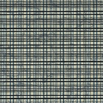 Japanese Yusenshi- Plaid Blue & Black on Beige 19x25" Sheet