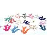 Decorative Paper Garland- Multicolor Foxes