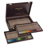 Caran d'Ache : Pastel Pencil : Wooden Box Set of 84