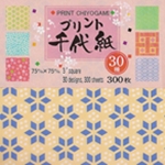 Print Chiyogami - Pack of 300 Sheets - 3” Square