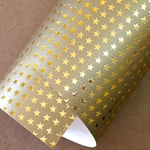 Holiday Paper &amp; Wrap - Gold Stars 20"x27" Sheet