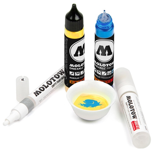 Molotow One4All Acrylic Marker Refill - 30 mL, Universes Green